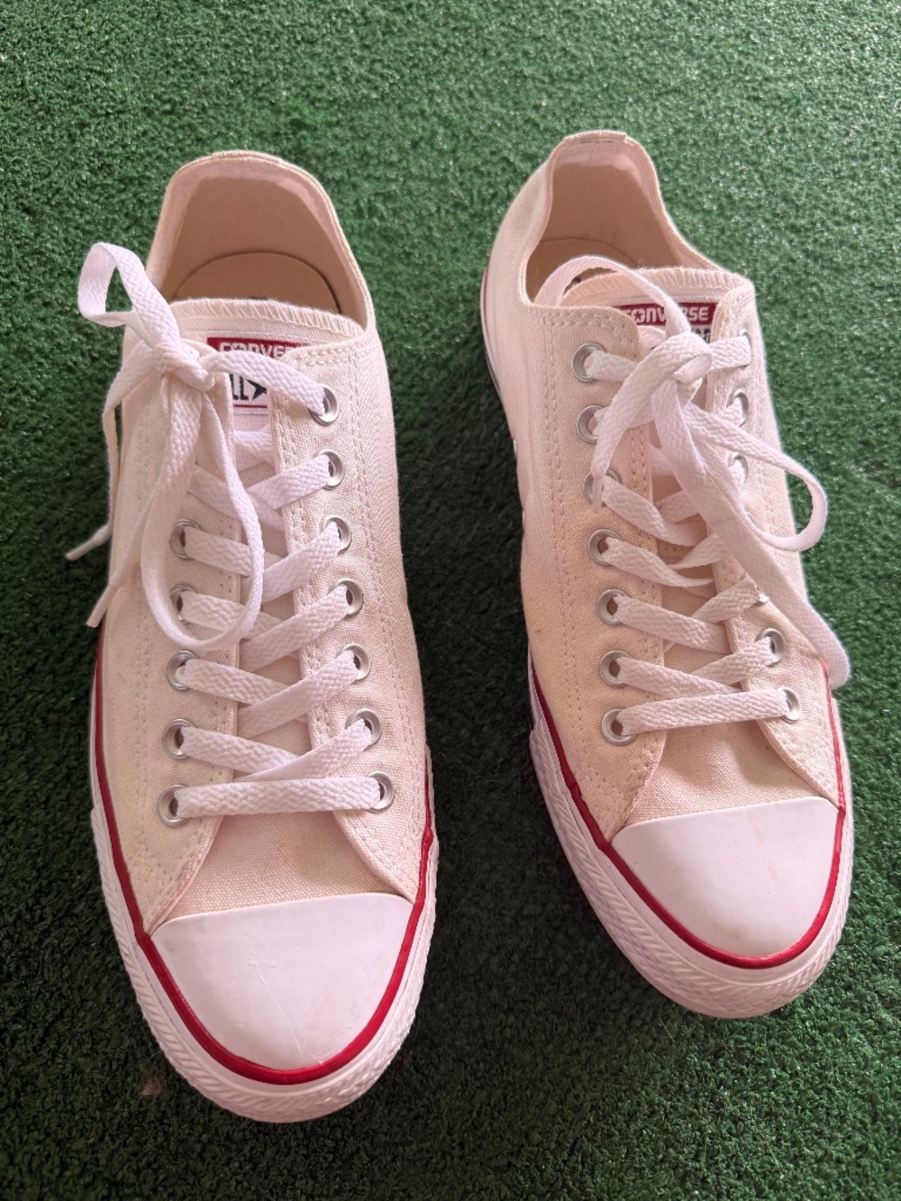 Converse white shoes